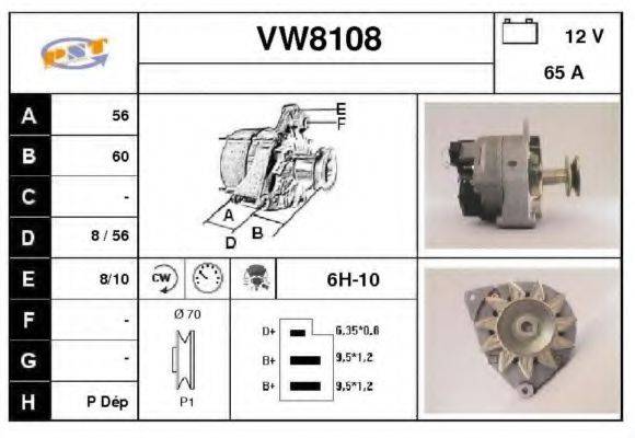 SNRA VW8108 Генератор