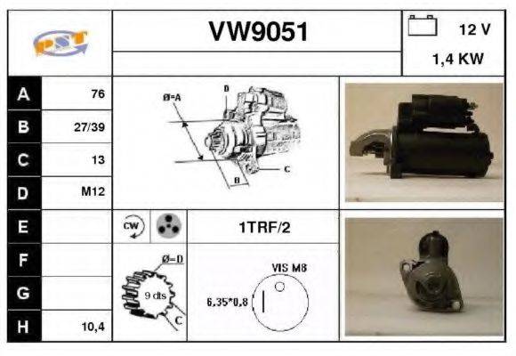 SNRA VW9051 Стартер