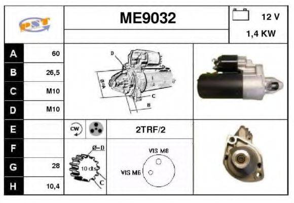 SNRA ME9032 Стартер