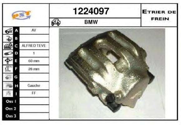 SNRA 1224097 Гальмівний супорт