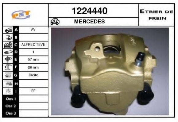 SNRA 1224440 Гальмівний супорт