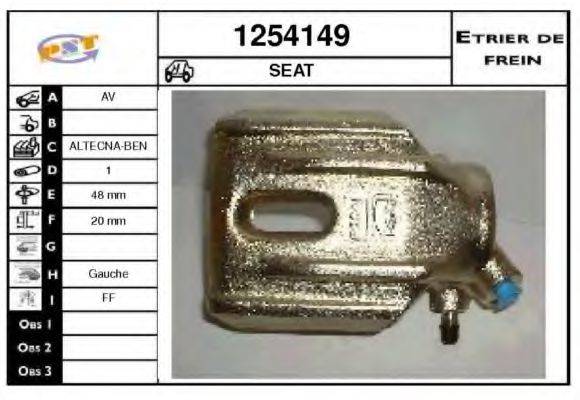 SNRA 1254149 Гальмівний супорт