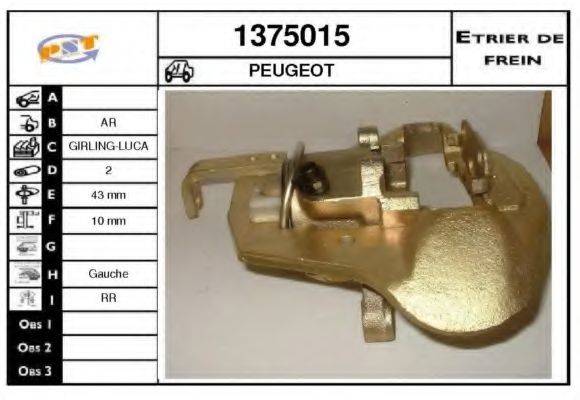 SNRA 1375015 Гальмівний супорт