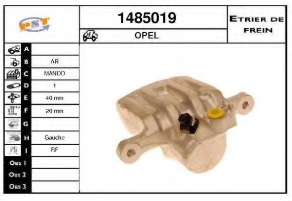 SNRA 1485019 Гальмівний супорт