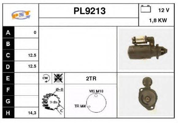 SNRA PL9213 Стартер