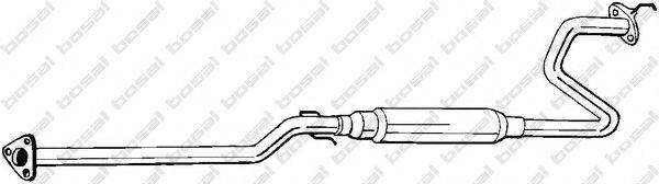 BOSAL 286789 Середній глушник вихлопних газів