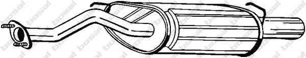 BOSAL 115327 Глушник вихлопних газів кінцевий