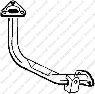 BOSAL 740021 Труба вихлопного газу