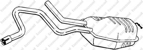 BOSAL 278965 Середній глушник вихлопних газів