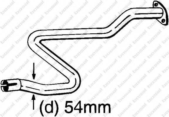 BOSAL 889187 Ремонтна трубка, каталізатор