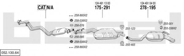 BOSAL 05213064 Система випуску ОГ