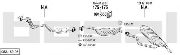 BOSAL 05218296 Система випуску ОГ