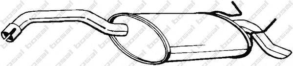 BOSAL 200543 Глушник вихлопних газів кінцевий