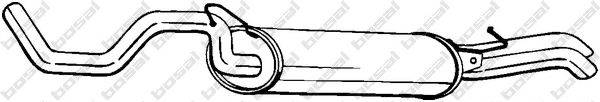 BOSAL 281227 Глушник вихлопних газів кінцевий