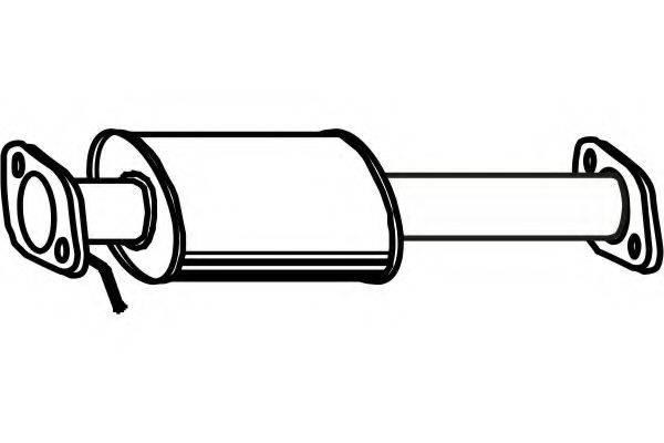 FENNO P1040 Середній глушник вихлопних газів