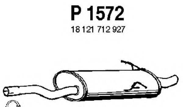 FENNO P1572 Глушник вихлопних газів кінцевий