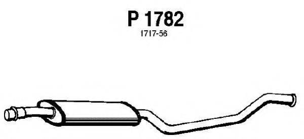 FENNO P1782 Середній глушник вихлопних газів