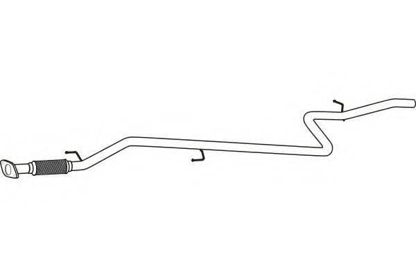 FENNO P2292 Труба вихлопного газу
