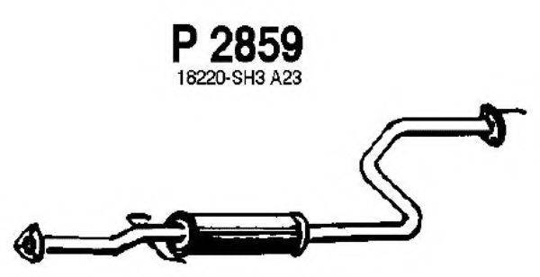 FENNO P2859 Середній глушник вихлопних газів