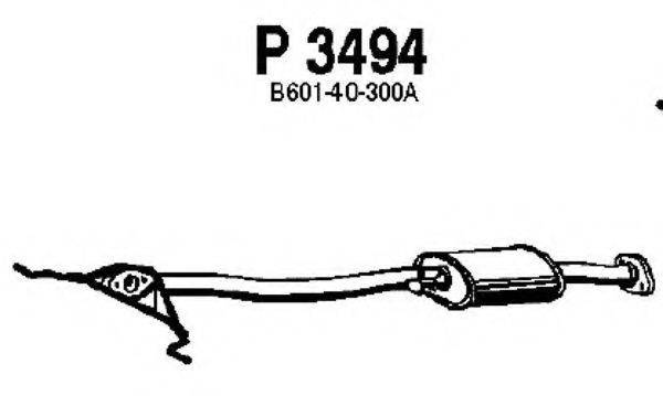 FENNO P3494 Середній глушник вихлопних газів