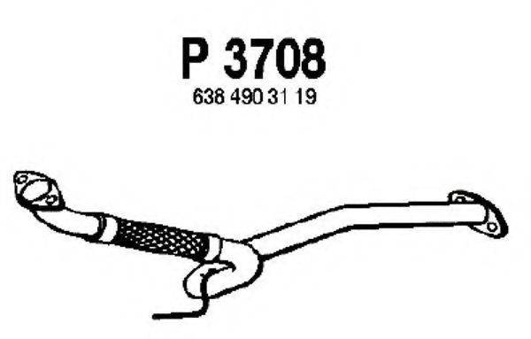 FENNO P3708 Труба вихлопного газу