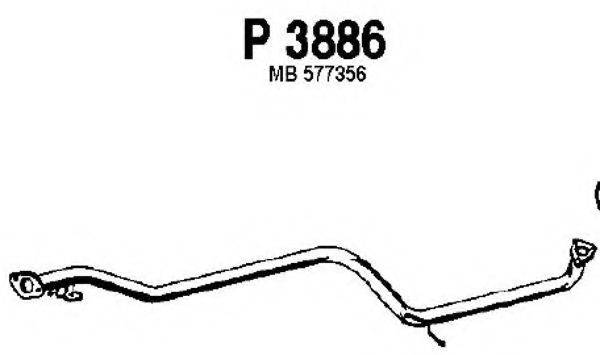 FENNO P3886 Труба вихлопного газу