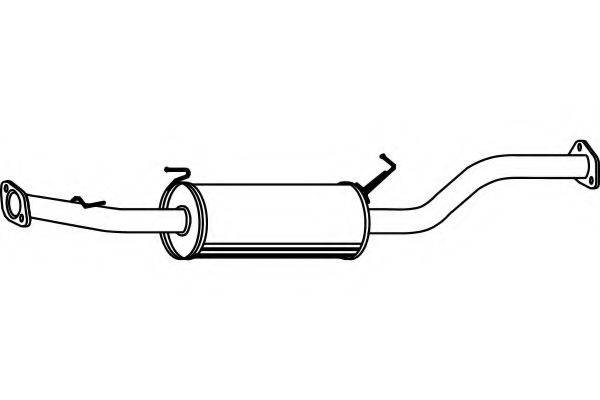 FENNO P3985 Середній глушник вихлопних газів