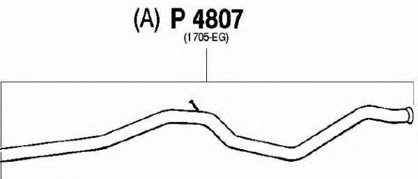 FENNO P4807 Труба вихлопного газу