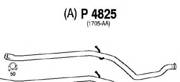 FENNO P4825 Труба вихлопного газу