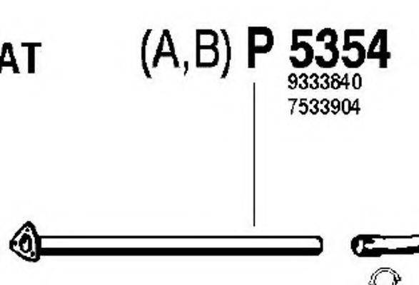 FENNO P5354 Труба вихлопного газу