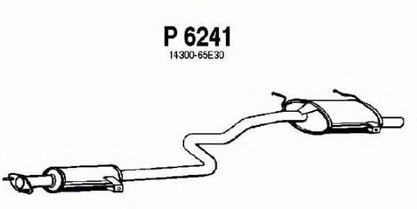 FENNO P6241 Глушник вихлопних газів кінцевий