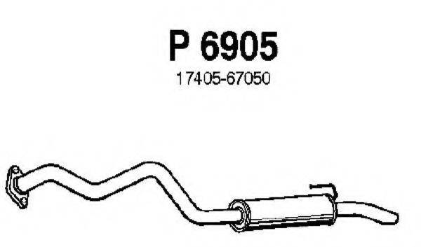 FENNO P6905 Глушник вихлопних газів кінцевий