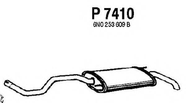 FENNO P7410 Глушник вихлопних газів кінцевий