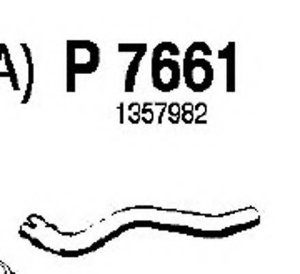 FENNO P7661 Труба вихлопного газу