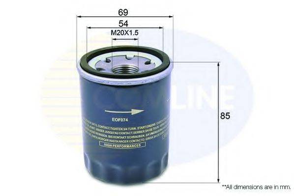 COMLINE EOF074 Масляний фільтр