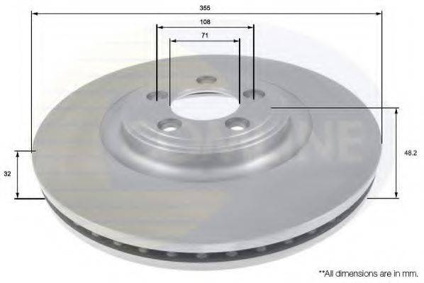 COMLINE ADC1252V гальмівний диск