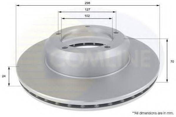 COMLINE ADC1311V гальмівний диск