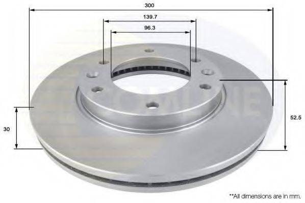 COMLINE ADC2414V гальмівний диск