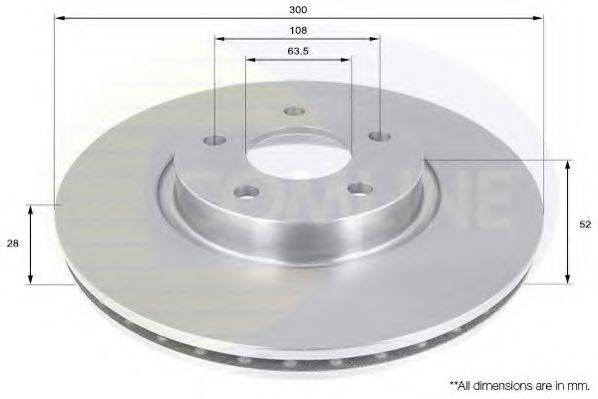 COMLINE ADC1249V гальмівний диск