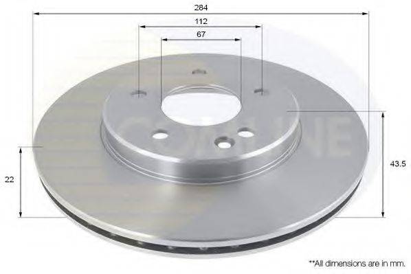 COMLINE ADC1602V гальмівний диск