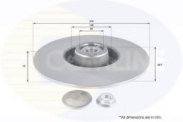 COMLINE ADC3003 гальмівний диск