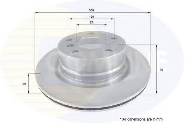 COMLINE ADC1744V гальмівний диск