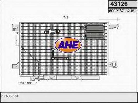 AHE 43126 Конденсатор, кондиціонер