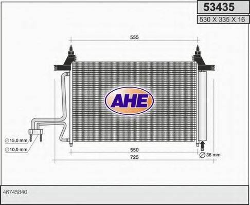 AHE 53435 Конденсатор, кондиціонер