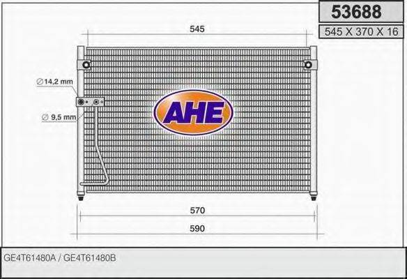 AHE 53688 Конденсатор, кондиціонер