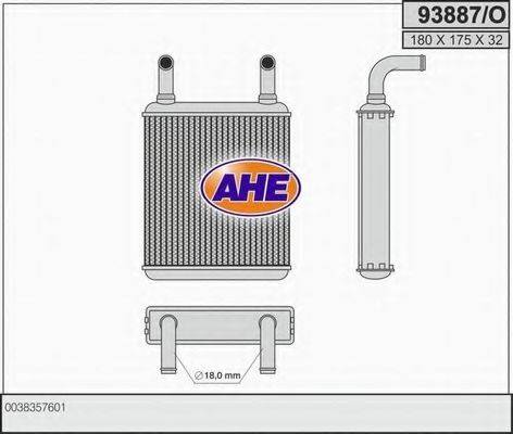 AHE 93887O Теплообмінник, опалення салону