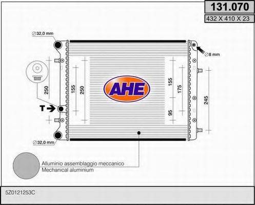 AHE 131070 Радіатор, охолодження двигуна