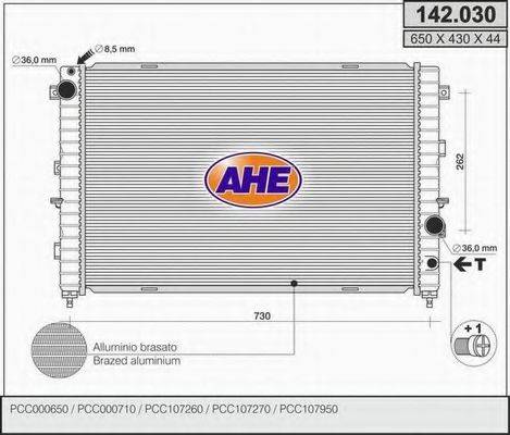 AHE 142030 Радіатор, охолодження двигуна