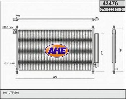 AHE 43476 Конденсатор, кондиціонер