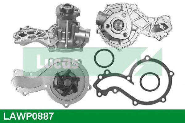 LUCAS ENGINE DRIVE LAWP0887 Водяний насос